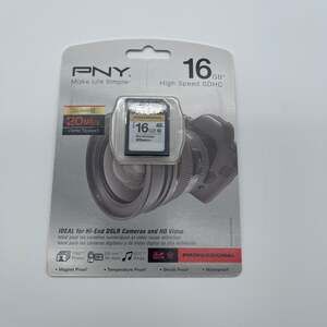 PNY Professional 16GB High‎ Speed SDHC Class 10 Flash Memory Card 20MB/s